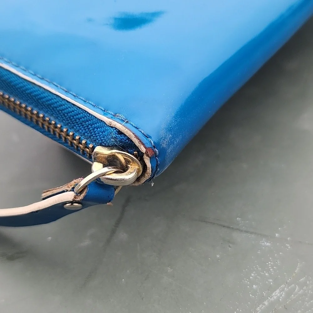 Kate Spade Blue Patent Leather wallet
